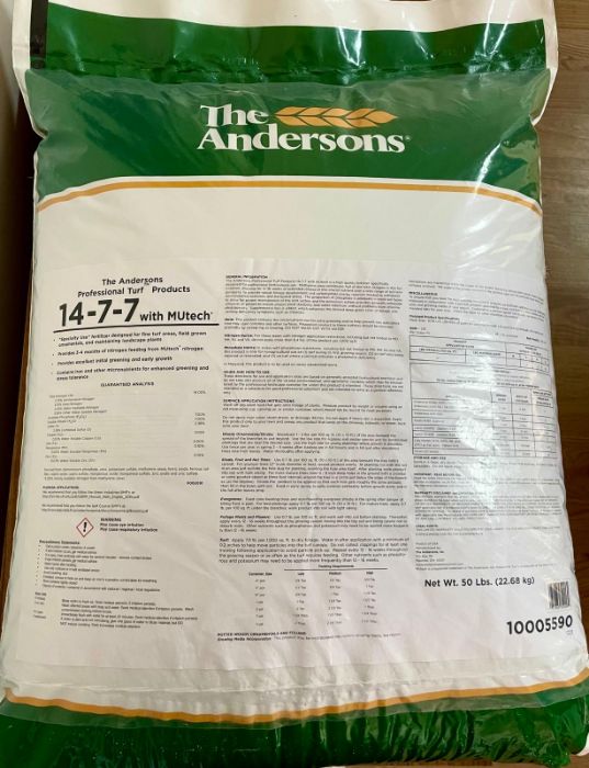 THE ANDERSONS 14-7-7 Herdem Yeşil Bitkiler İçin Gübre 22,68 Kg resmi